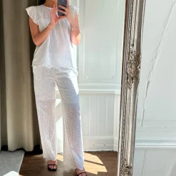 Tiffany bukser - Dalia white